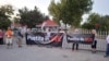 Protest pred Okružnim zatvorom u Novom Sadu, Srbija, 29. avgust 2025. 