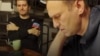 Investigative journalist Christo Grozev (left) is pictured with Aleksei Navalny in 2021.