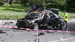 Дар таркиши мошине дар Киев як афсари вазорати дифоъ кушта шуд