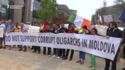 Moldovan Expats Protest Against Government In Chisinau
