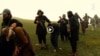 FILE: Video grab of an IS video showing bound and blindfolded Afghan prisoners in the eastern Nangarhar province.