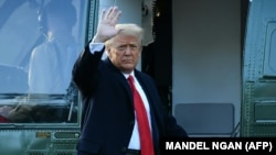 Дональд Трамп Вашингтонда, 20 қаңтар 2021 жыл.