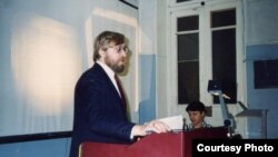 Абрамов на защите диссертации в Переславле