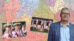 Фотакаляж, Алег Латышонак (справа).