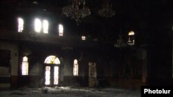 Церковь Сурб Геворк в Алеппо после обстрела 