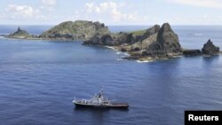 Острівна група Сенкаку (японською), яку Китай вважає своєю і називає її Дяоюйдао, 2 вересня 2012 року